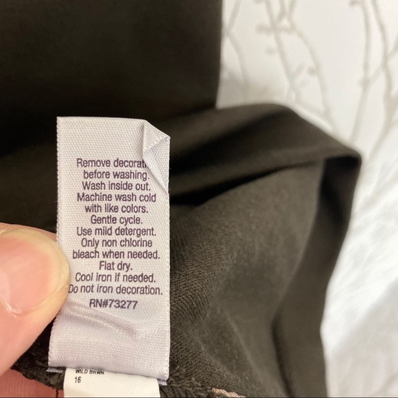 JENNIFER LOPEZ Ethereal Beauty Wild Brown Sheath Dress NWT Size 16 Gold Buckle - Picture 9 of 10